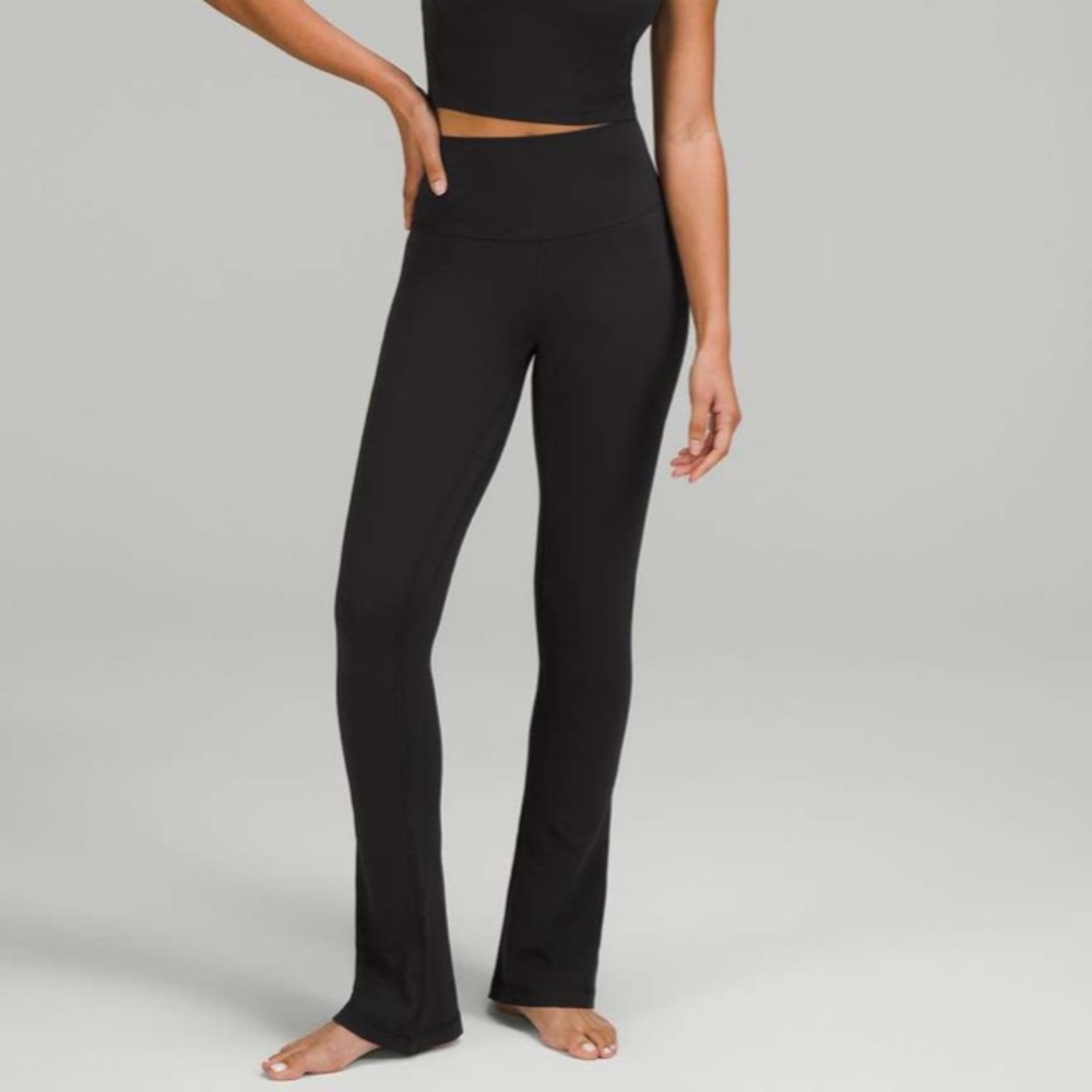 NWOT Lululemon Align Mini Flare 32’ Black